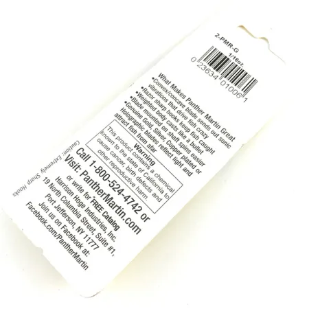 Panther Martin 2 Lippa, Kulta, 1,77g, In-Line Lehti, #2-PMR-G