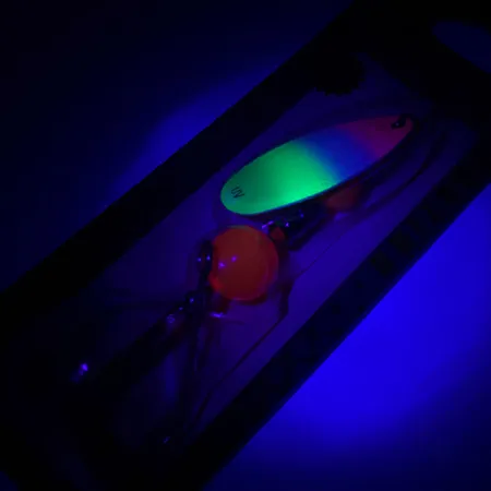 Yakima Bait Flash-GLO Lippa, Pun/Val/Vih/Kel, 7g, UV-pinnoite, #4365