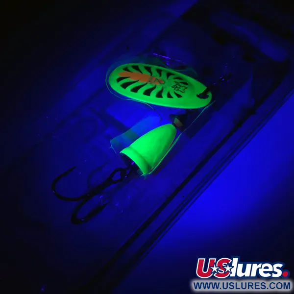 Blue Fox Super Vibrax 2 UV Lippa, Firetiger UV, 6g, Messinkikoneisto, #4366