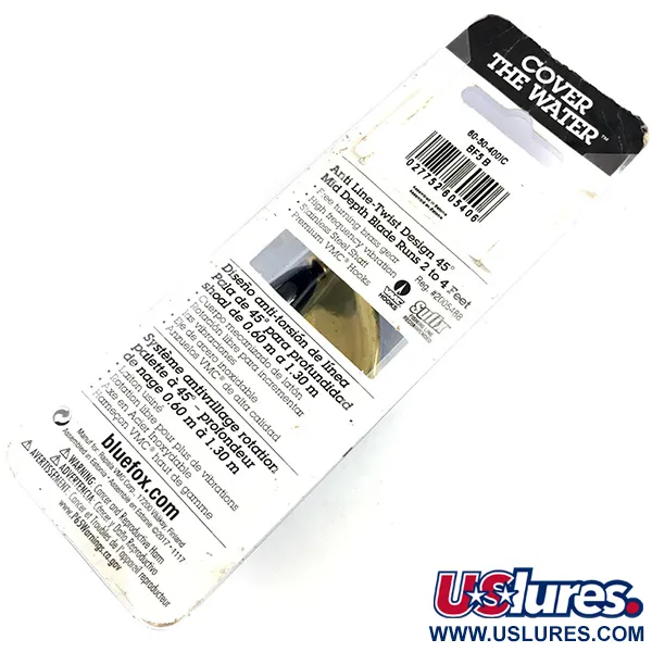 Blue Fox Super Vibrax 5 Lippa, Musta, 13g, Messinkikoneisto, #4369