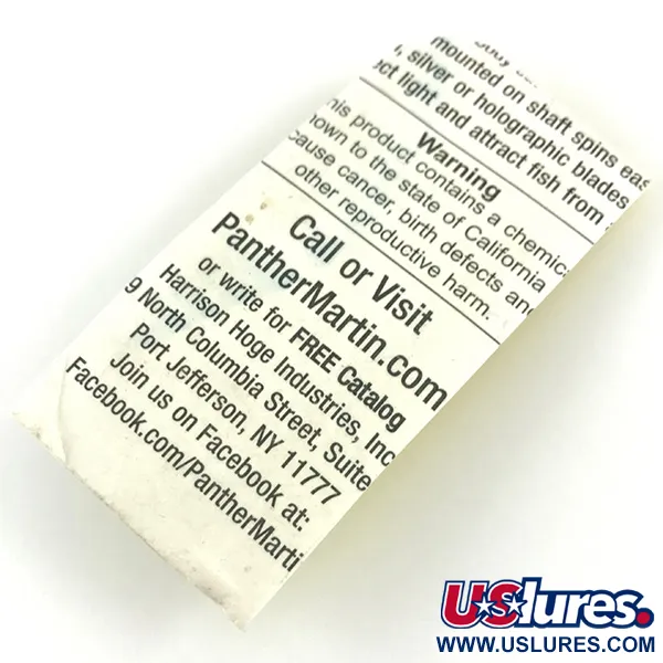 Panther Martin 1 Lippa, Hopea, 2g, Akselikiinnitys, #4371