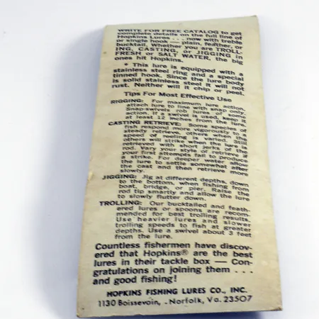 Hopkins s1 Jig Lure Lusikka, Vasaroitu hopea, 14g, Bucktail, #5836