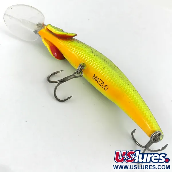 Matzuo Kinchou Minnow Vaappu, Chartreuse, 9g, Kidukset, #4458