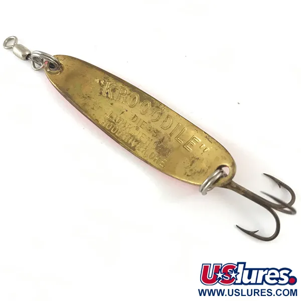 Luhr Jensen Krocodile Die #3 UV Lusikka, Pink/Gold, 10g, UV, #4471