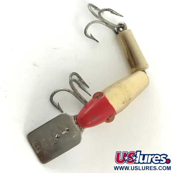 L&S Bait MirrOlure Bass-master Vaappu, Red/White, 2g, Nivelletty, #4484