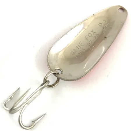 Blue Fox Aqua Spoon Lusikka, Punainen/Valkoinen/Nikkeli, 7g, Vintage, #4487