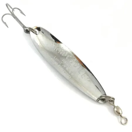 Luhr Jensen Krocodile Die #4 Lusikka, Vasaroitu nikkeli, 14g, #4507