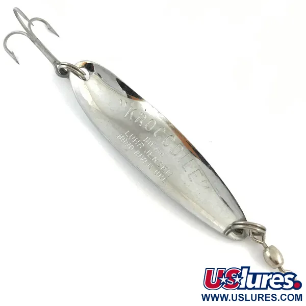 Luhr Jensen Krocodile Die #4 Lusikka, Vasaroitu nikkeli, 14g, #4507