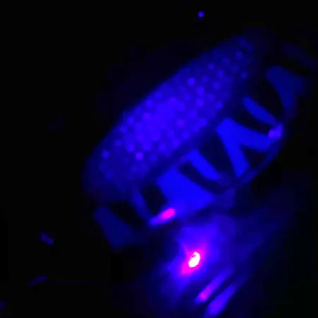 Blue Fox Rattlin Pixee UV Lusikka, Nikkeli / Sininen, 24g, UV, #4556