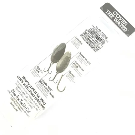 Blue Fox Pixee UV Lusikkauistin, Vasaroitu nikkeli / Keltainen, 24g, #4587