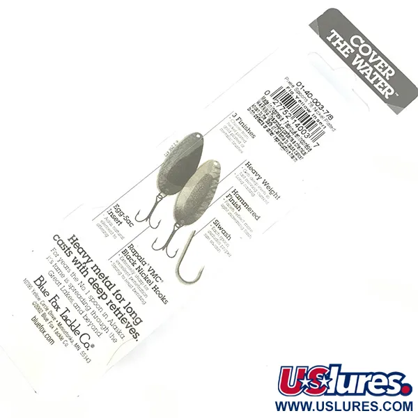 Blue Fox Pixee UV Lusikkauistin, Vasaroitu nikkeli / Keltainen, 24g, #4587