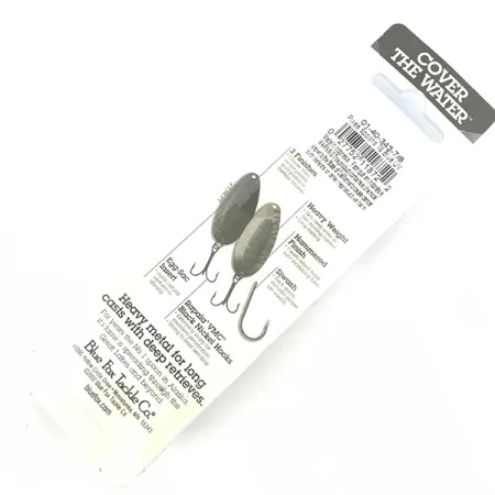 Blue Fox Pixee Lusikka, Hammered Nickel / Blue, 24g, UV Bright, #4588