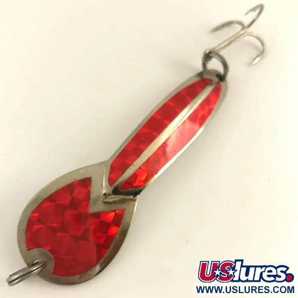 Loco 4 Glen Evans Lusikka, Nikkeli / Punainen, 23g, Prisma, #4600