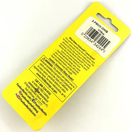 Panther Martin 2 Lippa, Kirjolohi, 2.5g, FishSeeUV, #4602