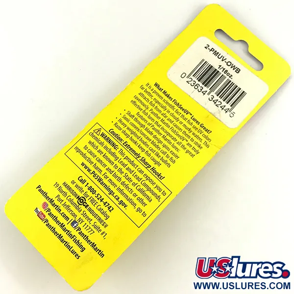 Panther Martin 2 Lippa, Kirjolohi, 2.5g, FishSeeUV, #4602