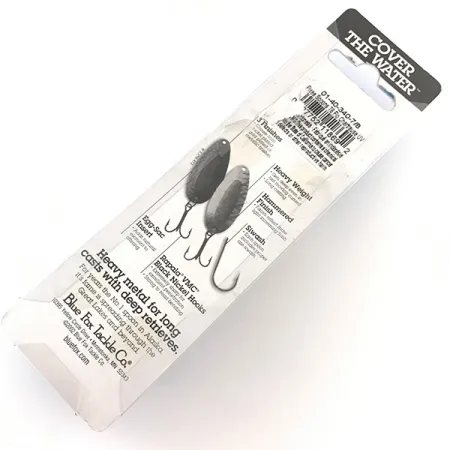 Blue Fox Pixee UV Lusikka, Vasaroitu nikkeli/Sininen, 24g, UV, #4621