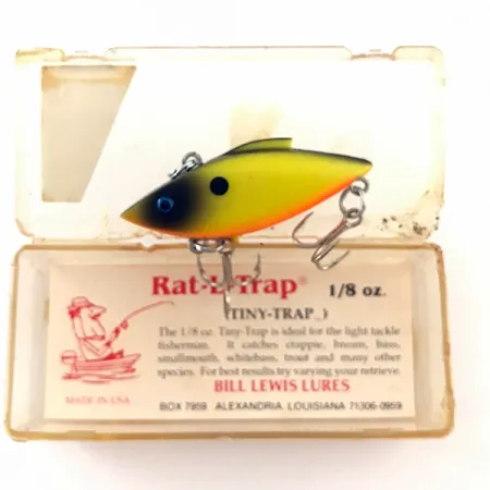 Bill Lewis Rat-L-Trap UV Lipless, Fluorikeltainen, 5g, UV, #4624