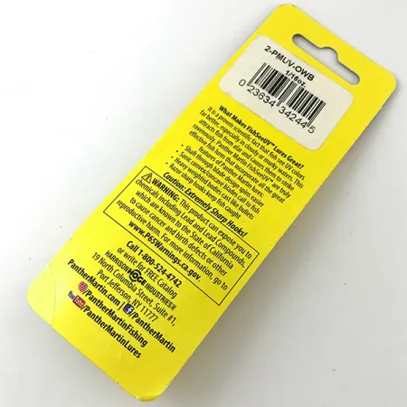 Panther Martin 2 UV Lippa, Kirjolohi, 1.75g, UV, #2-PMUV-OWB