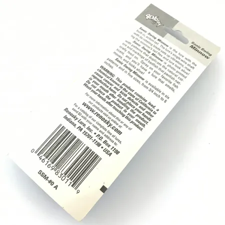 Renosky Sonic Swing Minnow 0 Lippa, Hopea, 2g, Tail-Flex, #4639