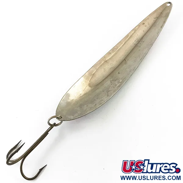 Lucky Strike Canoe Wobbler Lusikka, White Pearl/Nikkeli/Puna, 45g, #4647