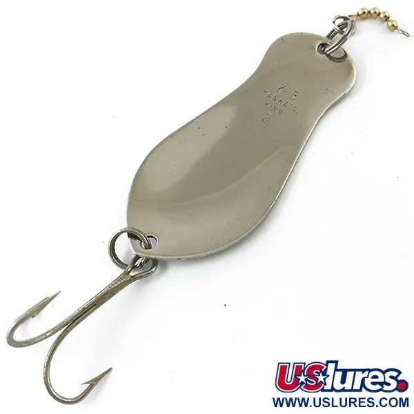 K-B Bait K-B Spoon 2 Lusikka, Nikkeli, 14g, Messinkiketju, #4649