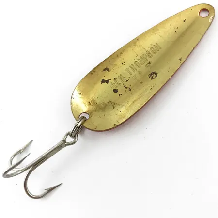 Len Thompson #2 Lusikka, Puna-musta-messinki, 28g, Vintage, #4652