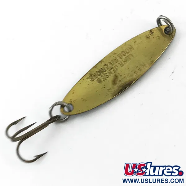 Luhr Jensen Needlefish 1, 2g, Frog / Green / Brass, Lusikkauistin #4655