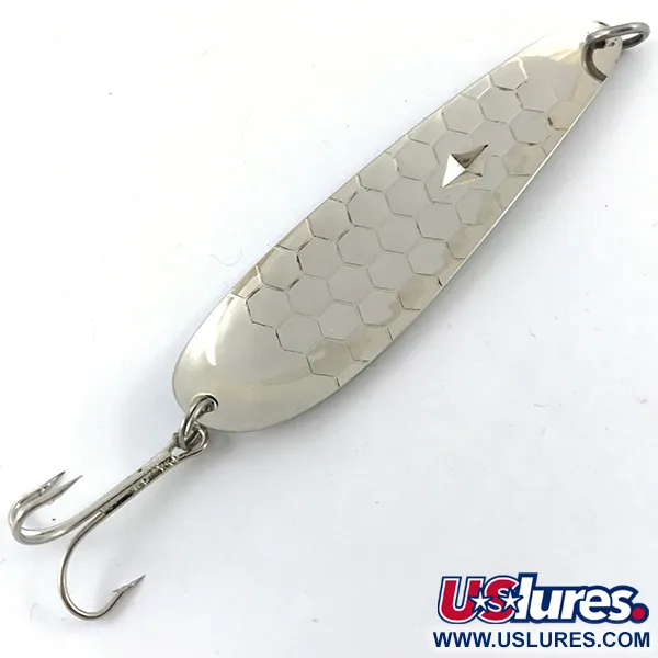 Luhr Jensen Diamond King 4 Lusikka, Vasaroitu hopea, 14g, #4657
