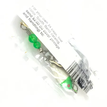 South Bend Walleye Wonder Spinnerbait, Nikkeli/Vihreä/Valkoinen, 14g, #4670