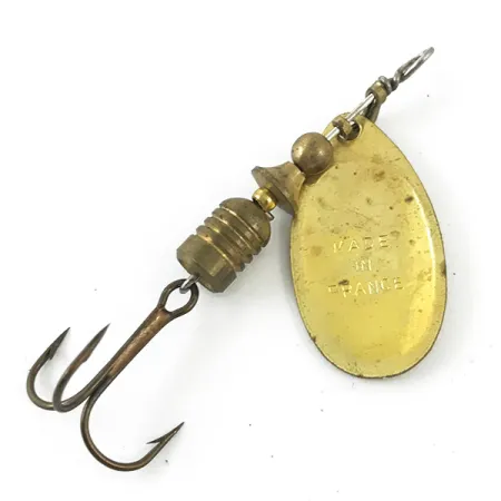 Mepps Aglia 2 (1950s) Lippa, Kulta, 4,5g, Vintage, #4671