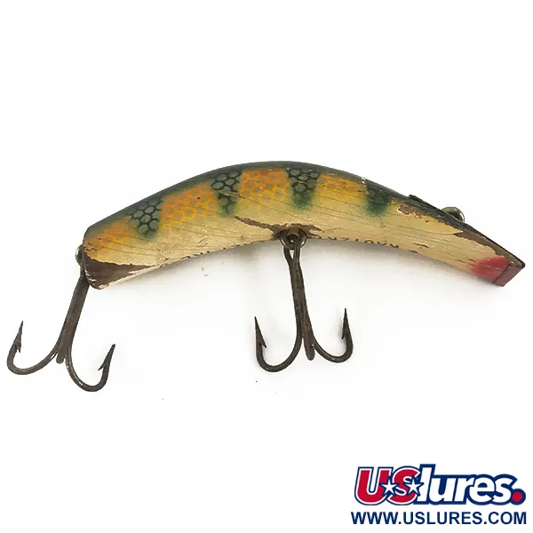 Kautzky Lazy Ike Vaappu, Ahven, 7g, Vintage Puu, #4693