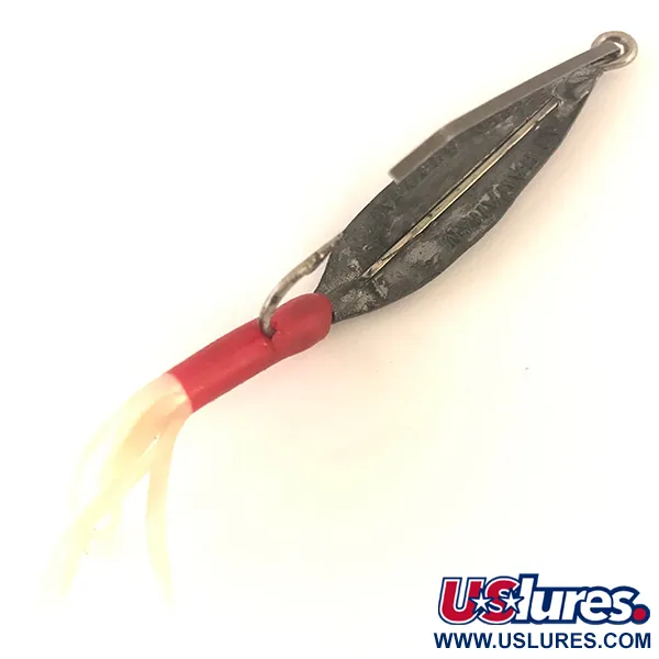 Fred Arbogast Hawaiian #3, 8g, hopeinen ruohikkolusikka #4743