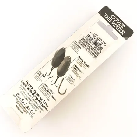 Blue Fox Pixee Lusikka, Vasaroitu nikkeli/Sininen, 14g, UV-osa, #4748