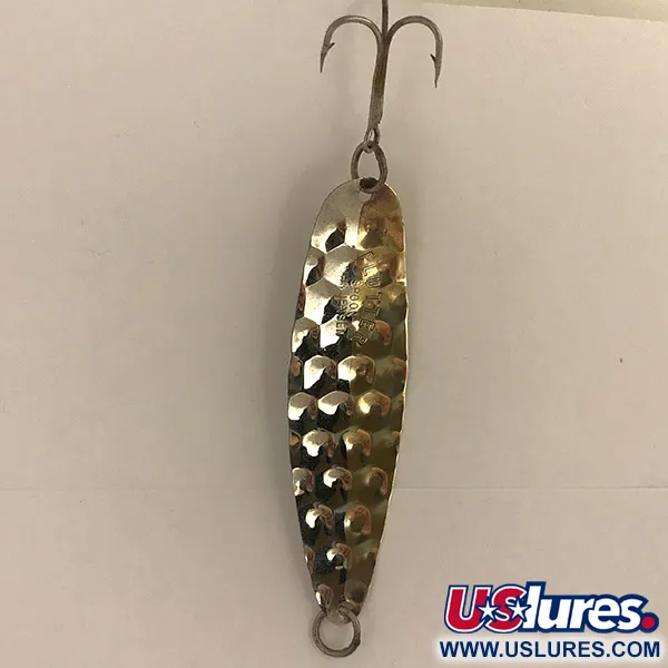 Luhr Jensen Flutter Spoon Lusikka, Hammered Silver / Gold, 5g, #4750