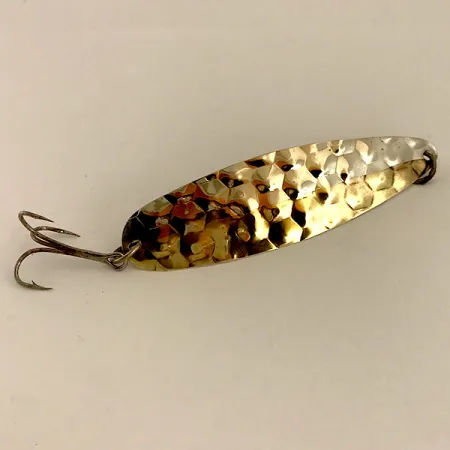 Luhr Jensen Flutter Spoon Lusikka, Hammered Silver / Gold, 5g, #4750