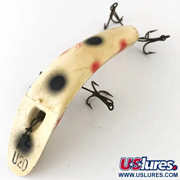 Yakima Bait Worden Flatfish Viehe, Valko/Puna/Musta, 9g, Kaareva Runko, #4791