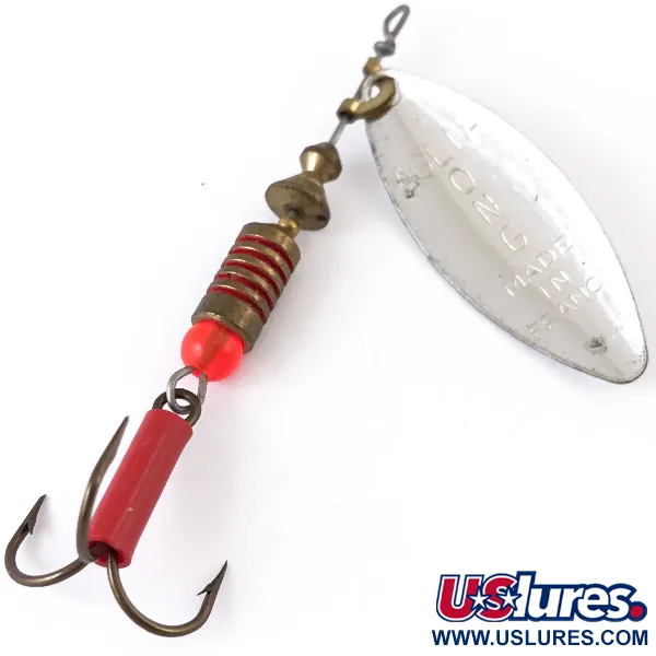 Mepps Aglia Long 2 Lippa, Hopea, 7.4g, Pajulehtilippa, #4835