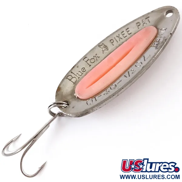 Blue Fox Pixee Lusikka, Vasaroitu nikkeli/Pinkki, 14g, Mäti, #4840