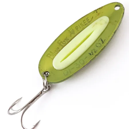 Blue Fox Pixee UV Lusikkauistin, Green Gold/Yellow, 14g, UV Glow, #4842