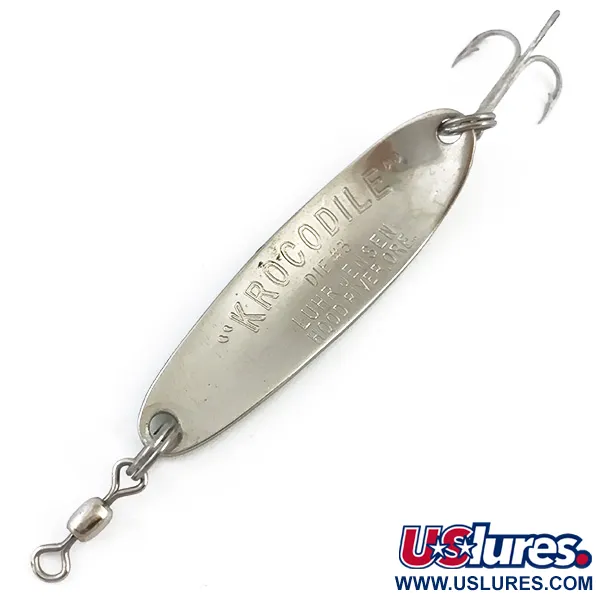 Luhr Jensen Krocodile Die #3 Lusikka, Keltainen/Vihreä, 10g, #4905