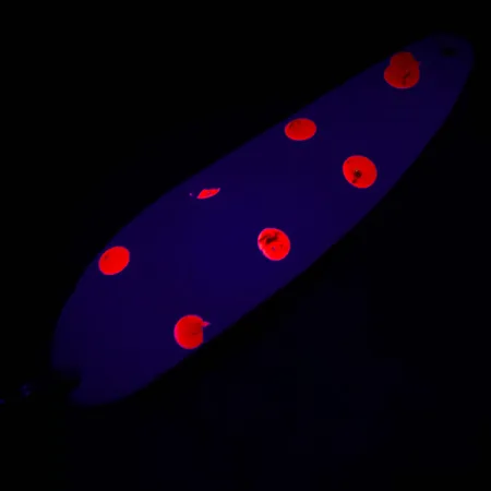 Eppinger Dardevle Cop-E-Cat 7400 Lusikka, Valko/Nikkeli/Puna UV, #4915