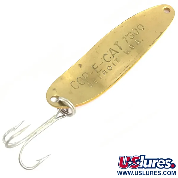 Dardevle Cop-E-Cat 7300 Lusikka, Punainen/Keltainen/Messinki, 10g, #4916