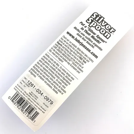 Luhr Jensen Weedless Silver Spoon UV, Fire Tiger, 17g, Lusikka, #5796