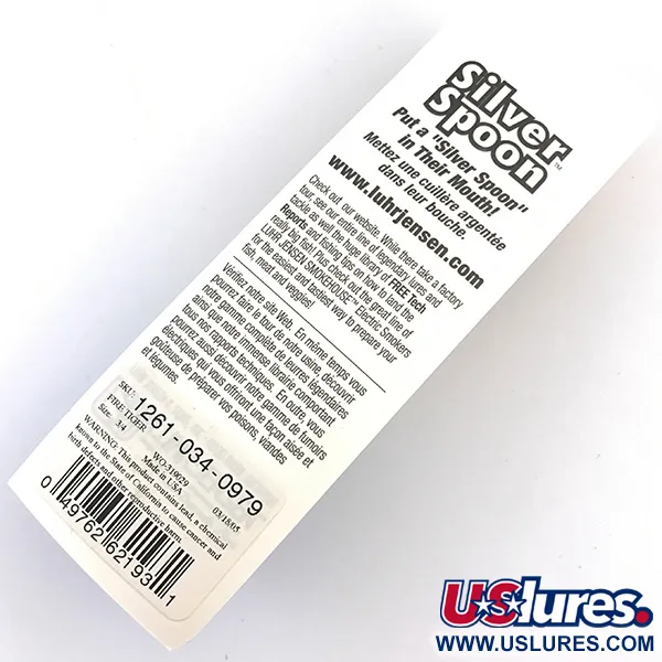 Luhr Jensen Weedless Silver Spoon UV, Fire Tiger, 17g, Lusikka, #5796