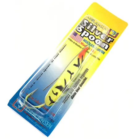 Luhr Jensen Weedless Silver Spoon UV, Fire Tiger, 17g, Lusikka, #5796