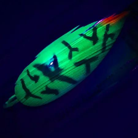 Luhr Jensen Weedless Silver Spoon UV, Fire Tiger, 17g, Lusikka, #5796