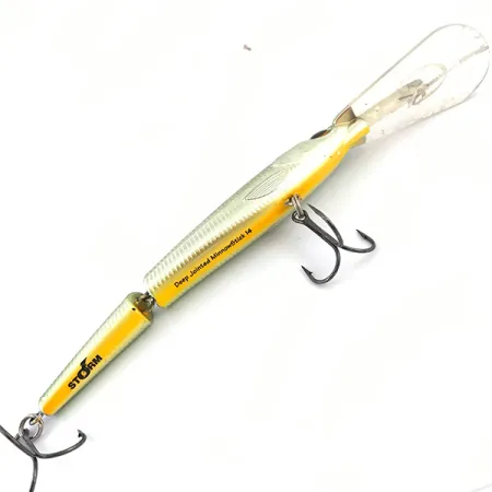 Storm Deep Jointed Minnow Stick 14 Vaappu, Vihreä, 25g, Nivelletty, #4942