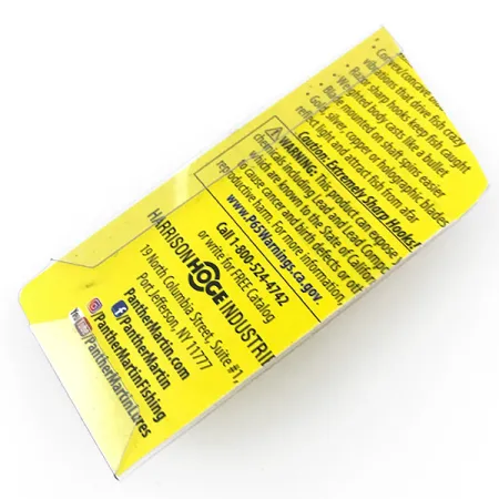 Panther Martin 4 Lippa, Kulta / Punainen, 4g, In-Line, #5008