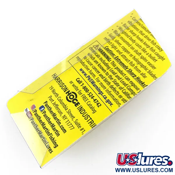 Panther Martin 4 Lippa, Kulta / Punainen, 4g, In-Line, #5008