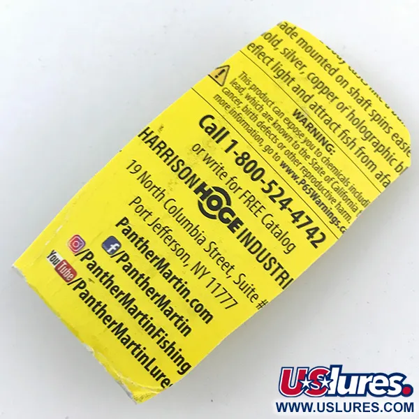 Panther Martin 4 UV Lippa, Kirjolohi, 4g, UV-pinnoite, #4996